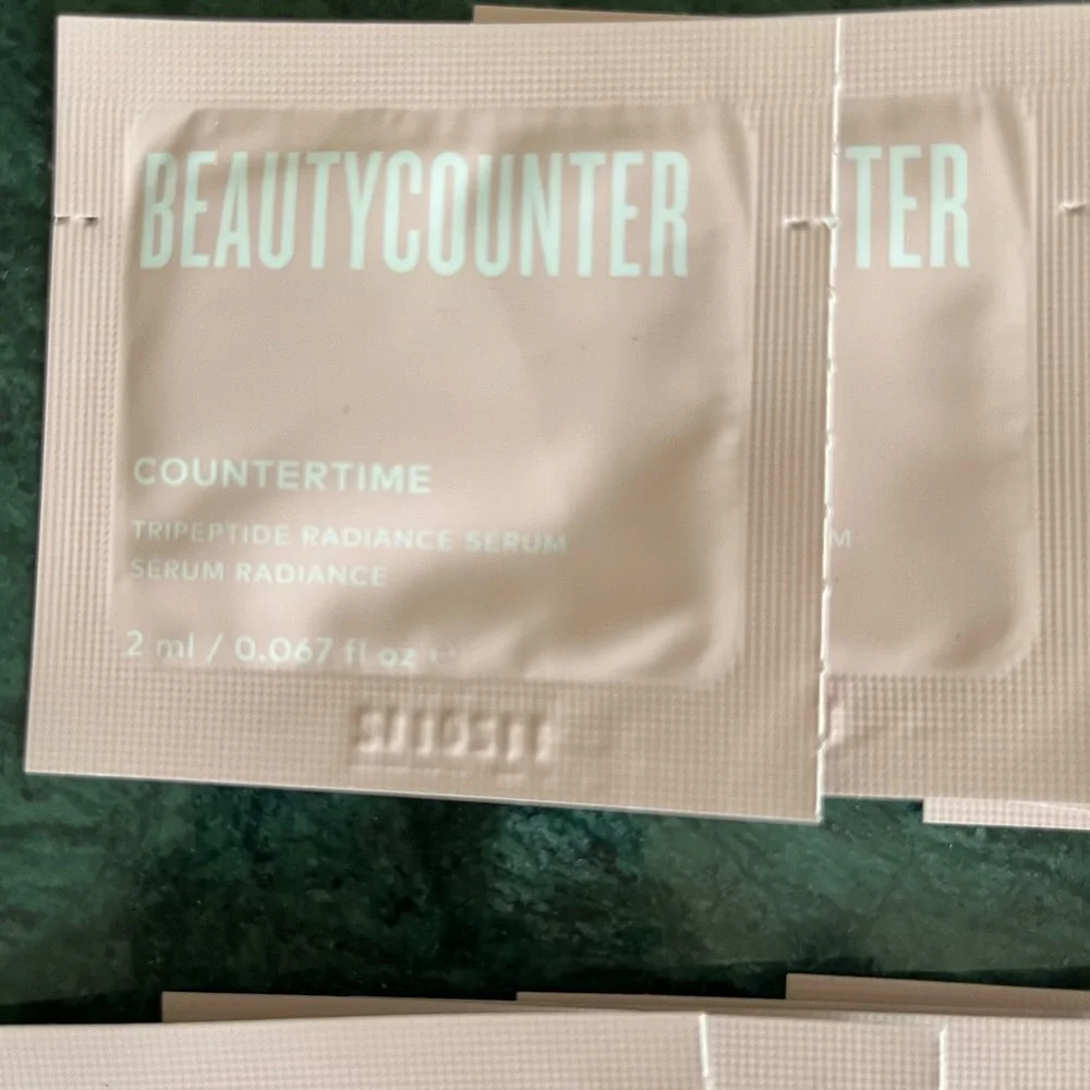 Beautycounter Countertime Tripeptide Radiance Serum sample packs